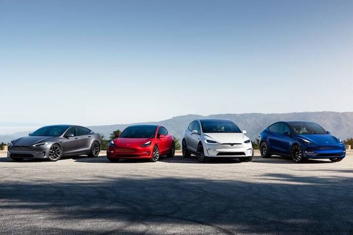 Tesla Line-Up Models Series Sexy