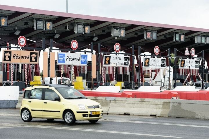 Tol France Péage ANP Fiat Panda