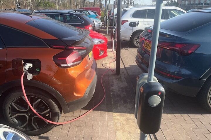 Charging Station Defect Long Charging Cable