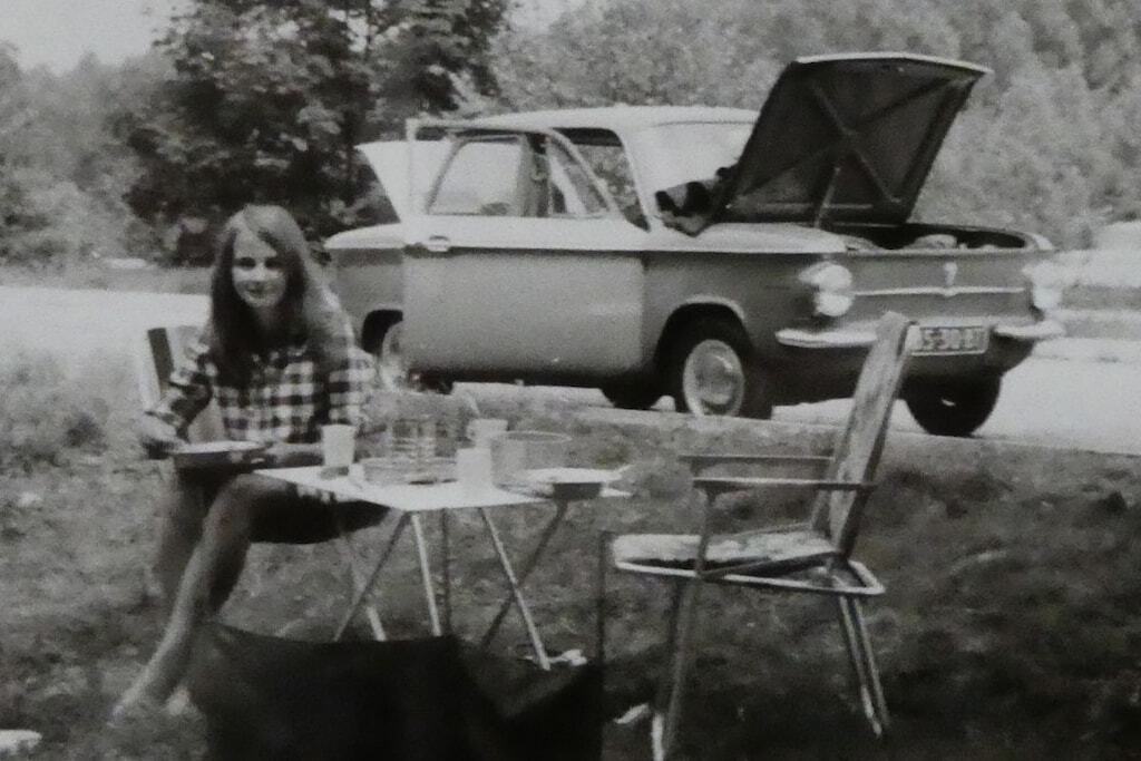 Bert Doldersum with his NSU Prinz
