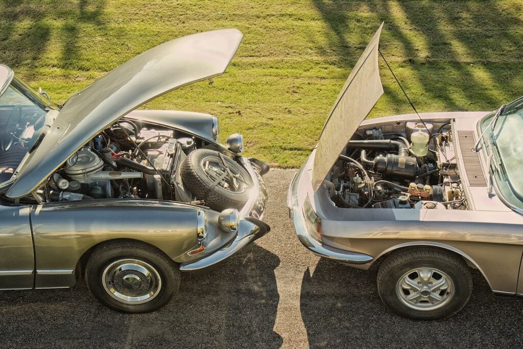 Citroen DS 21 and NSU RO80