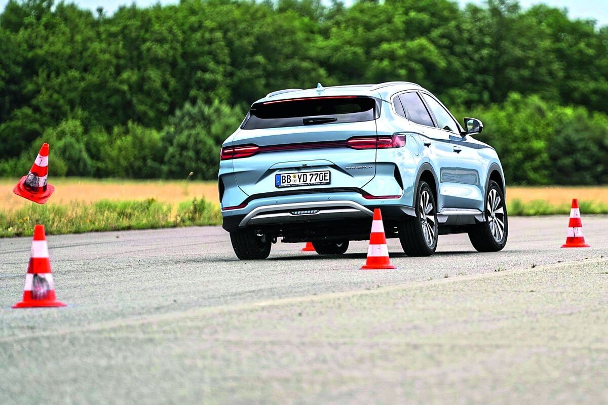Byd Seal you in Action on Test Track