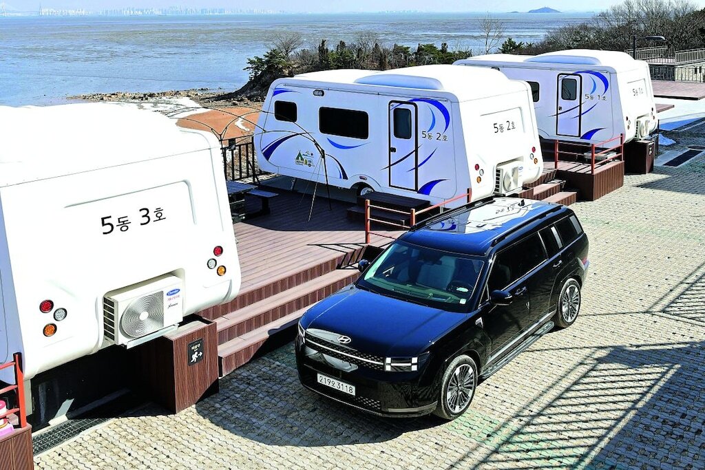 Camping in a Hyundai Santa Fe