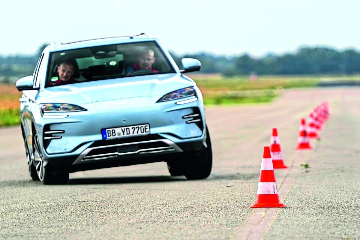 Byd Seal you in Action on Test Track