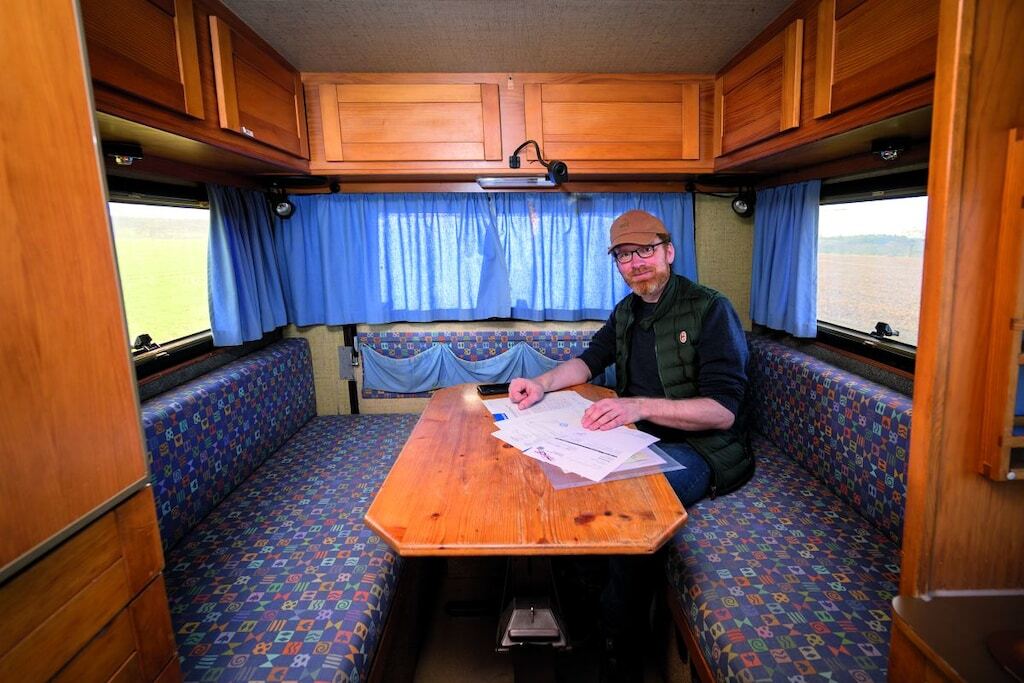 Old camper. Bimobil FM 400 Mercedes T1