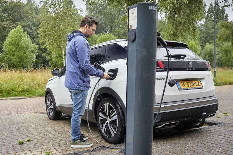 Charging Station Charging Electric Car Street Parking PH