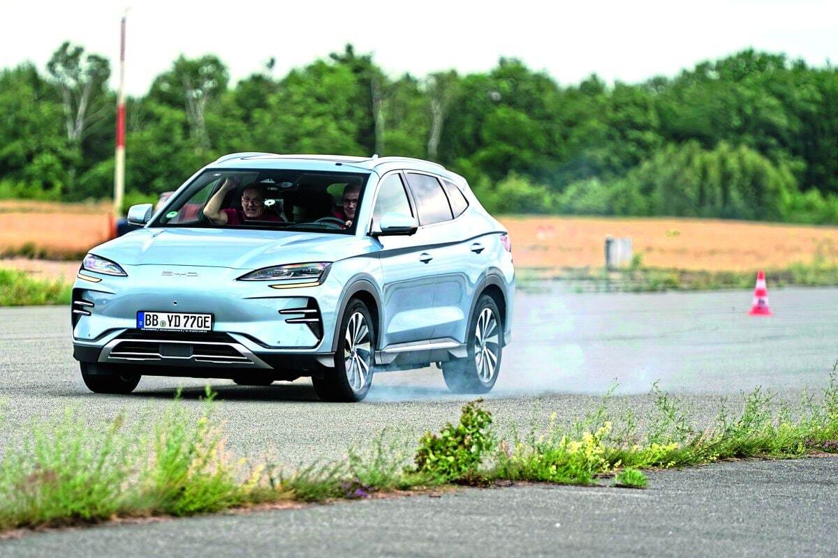 Byd Seal you in Action on Test Track