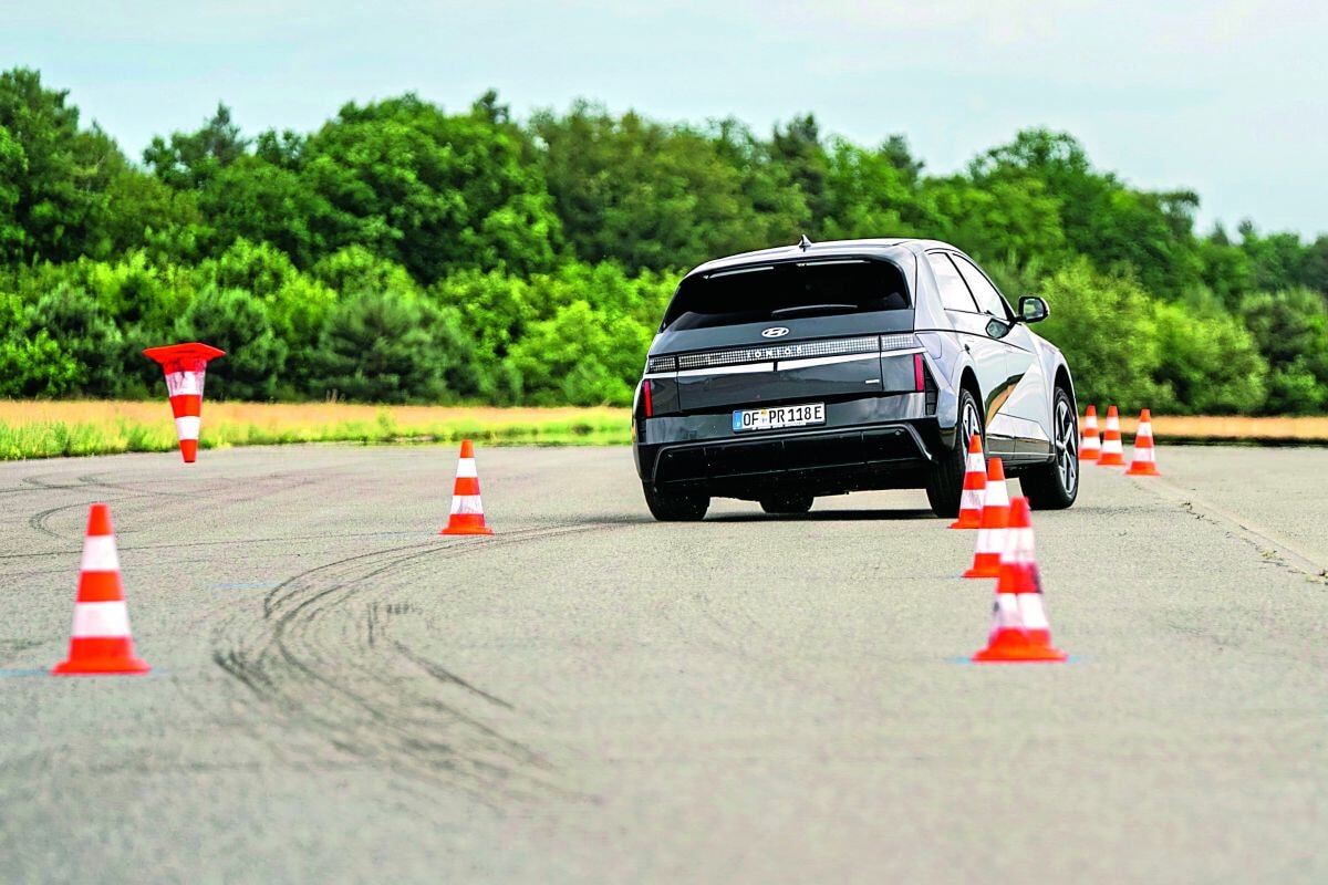 Hyundai IONIQ 5 On A Test Track