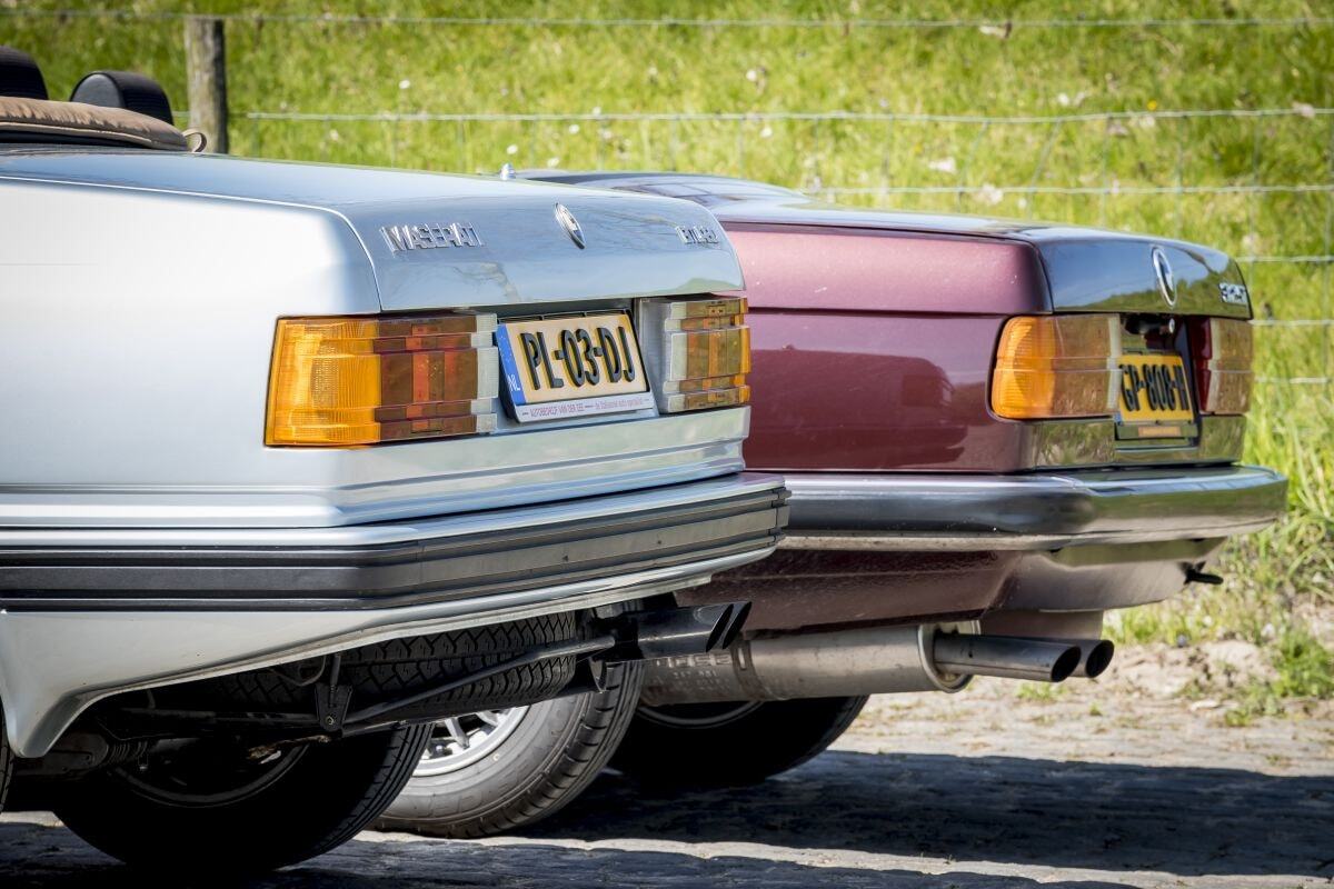 BMW 325i Cabriolet and Maserati 222 Spyder Classic Cabrio
