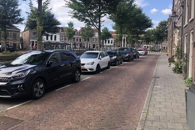 Parking Along Canal Weesp