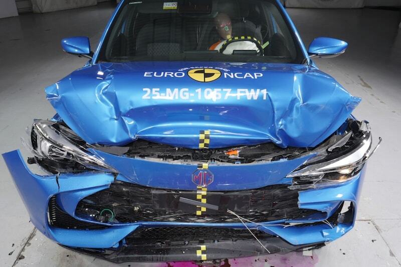 MG 3 Crash test Euro NCAP