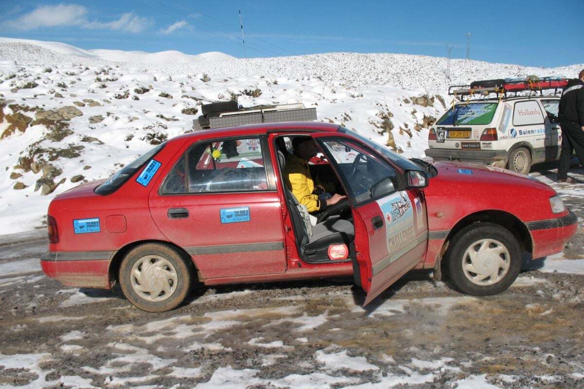 Hyundai Lantra in My First Car, to the Sahara