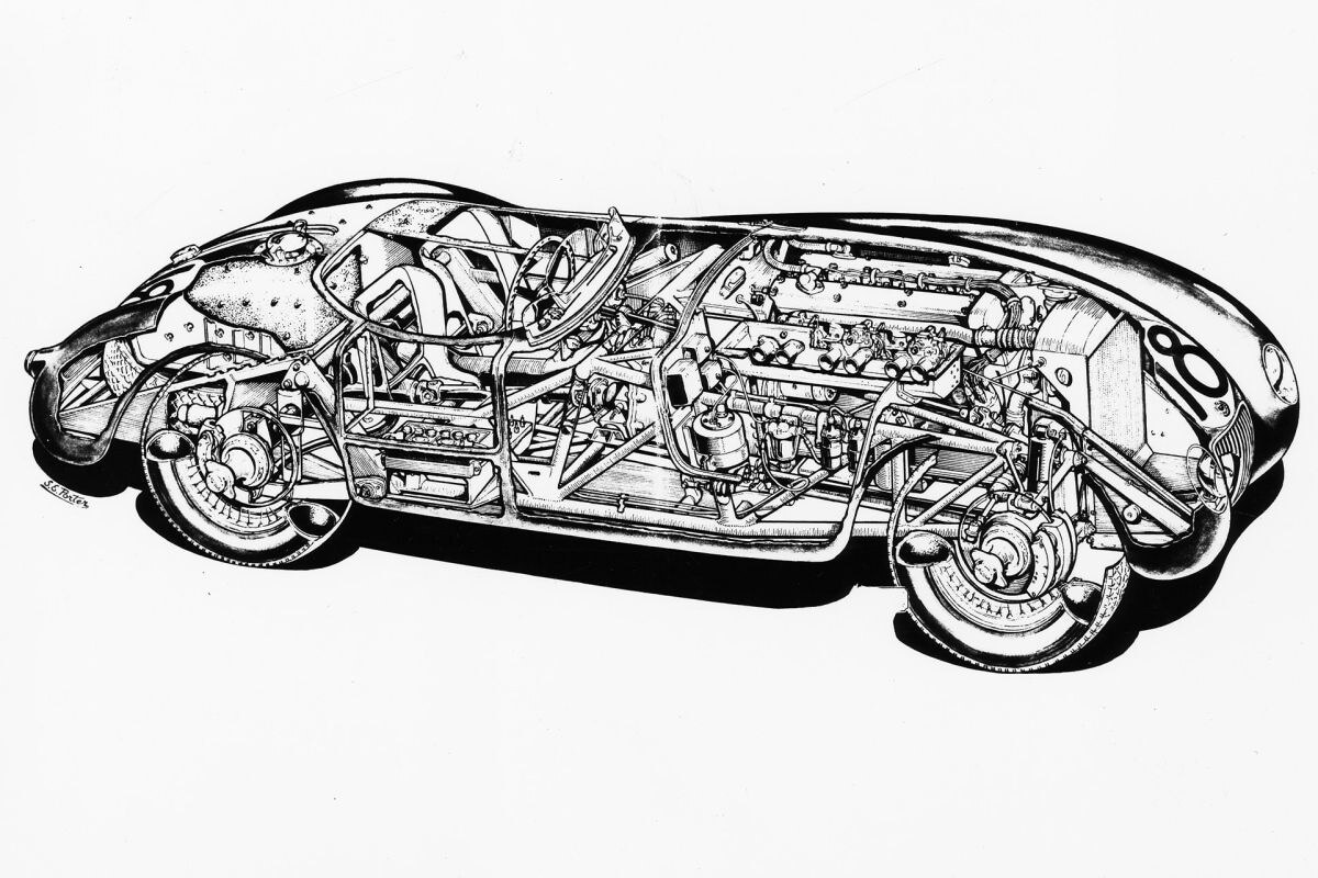 photos of old cars for a story about brakes