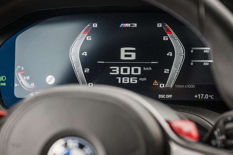 Gauge at 300 km/h - speedometer