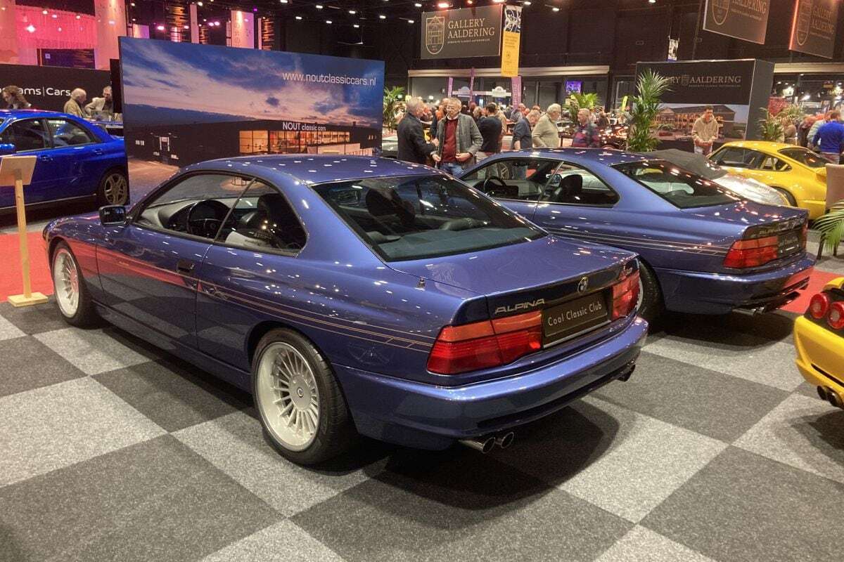 BMW 8-series Alpina B12 at classic car fair
