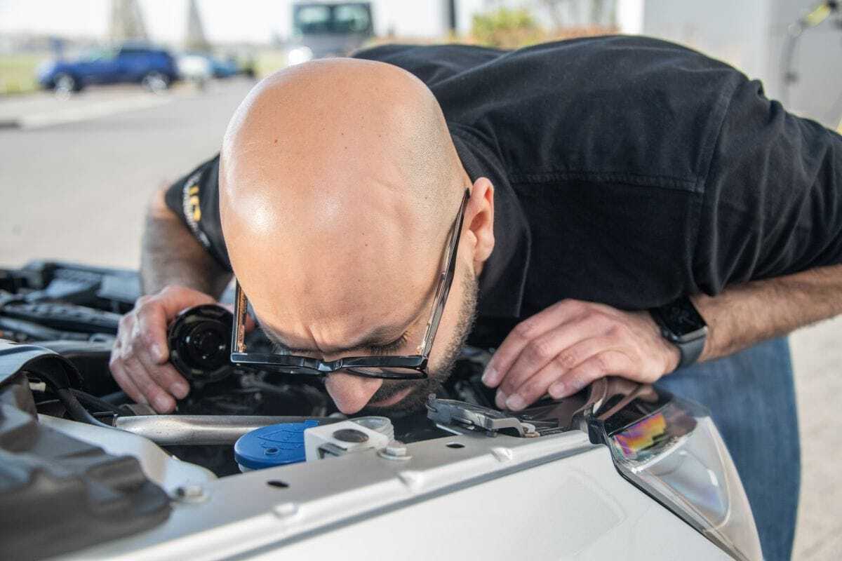 purchase inspection of a used car