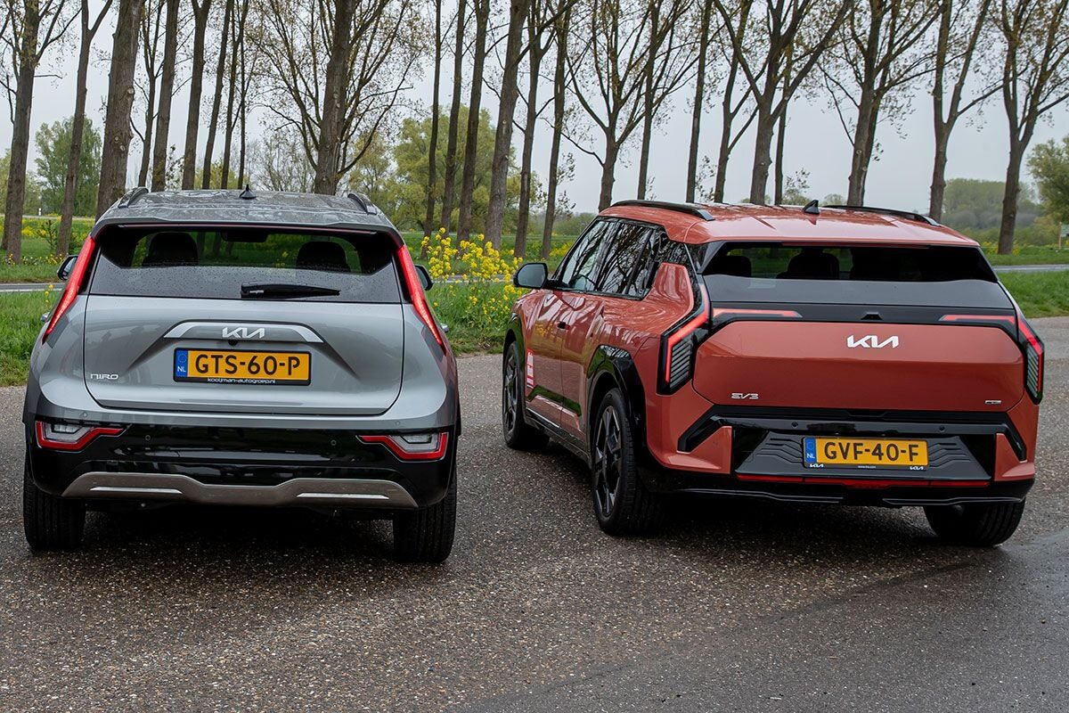 Kia EV3 Kia Niro together