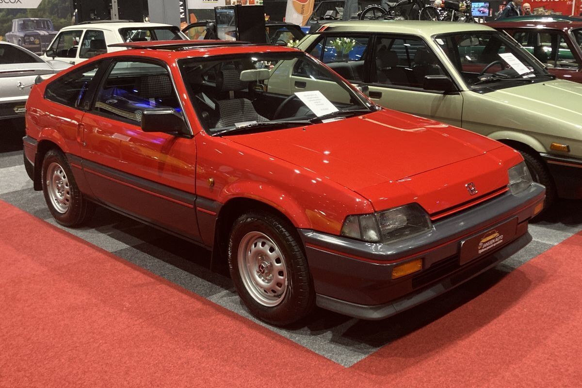 Honda Civic CRX at classic car fair