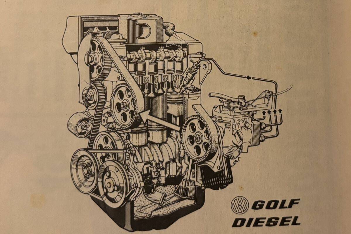 Volkswagen Golf Diesel 50 years
