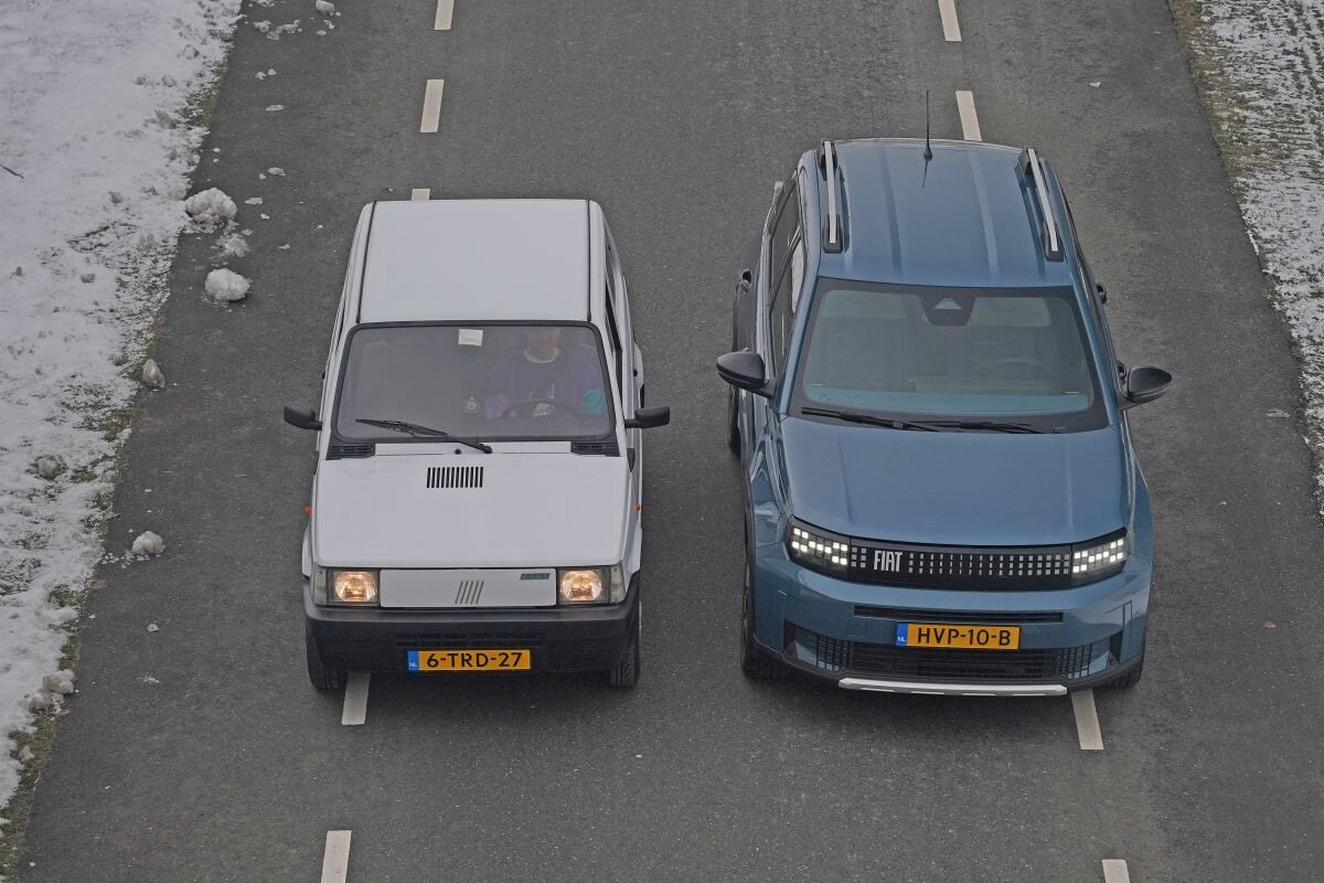 Fiat Grande Panda Electric meets Fiat Panda Elettra