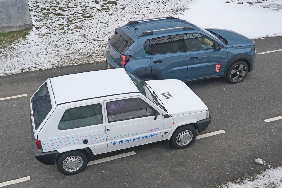 Fiat Grande Panda Electric meets Fiat Panda Elettra