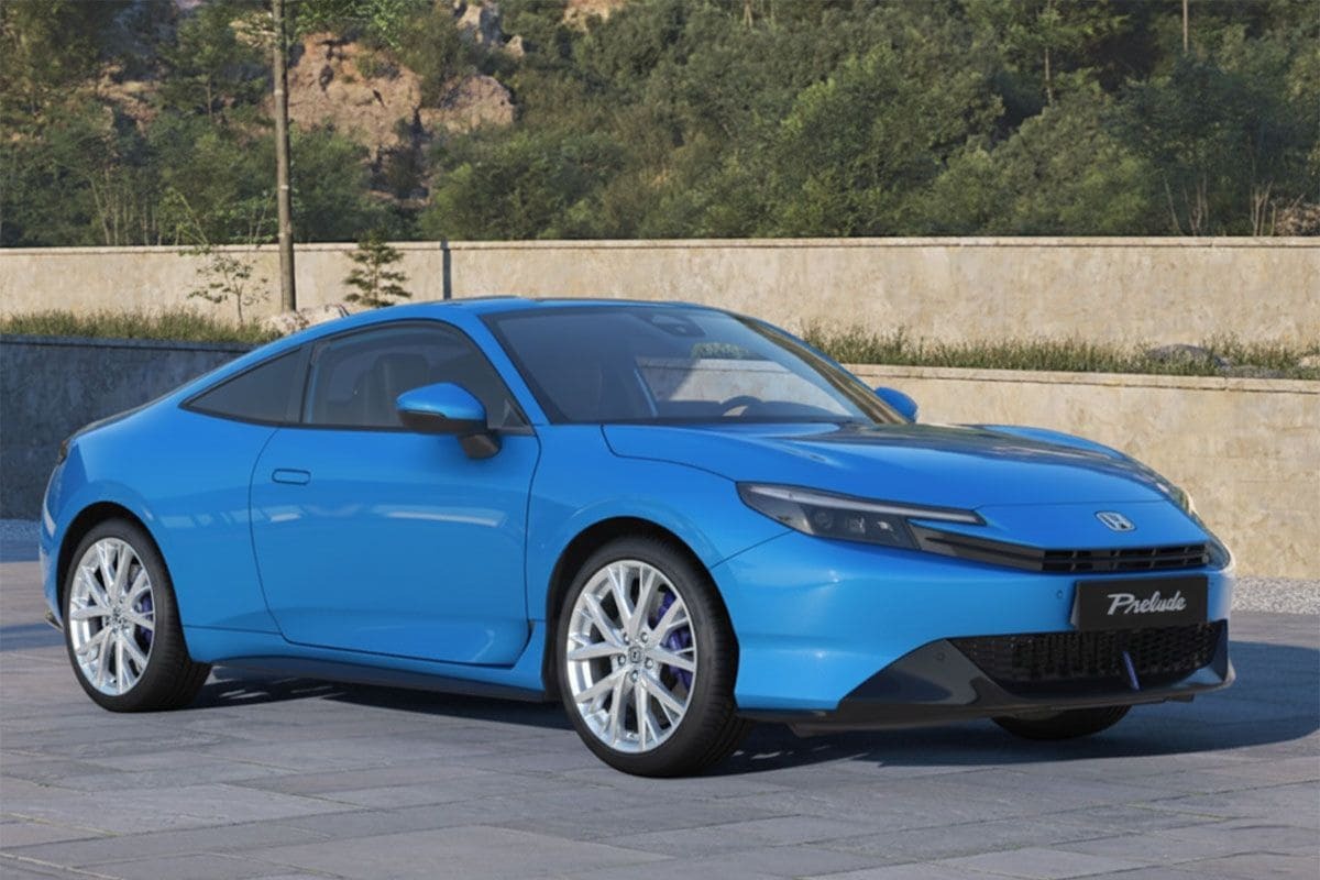 Honda Prelude silver wheels